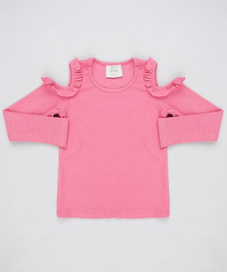 Blusa-Infantil-Open-Shoulder-com-Babado-Manga-Longa-Rosa-Escuro-9911933-Rosa_Escuro_1
