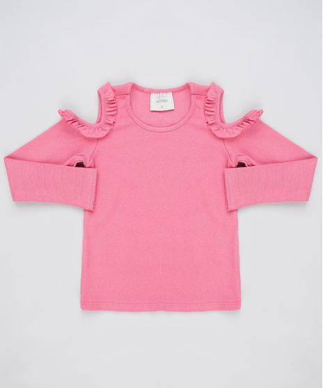 Blusa-Infantil-Open-Shoulder-com-Babado-Manga-Longa-Rosa-Escuro-9911933-Rosa_Escuro_1