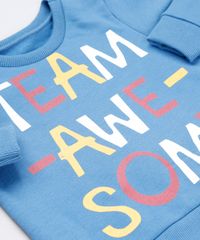 Conjunto-Infantil-de-Blusao--Team-Awesome--Azul---Calca-em-Moletom-Felpado-Azul-Marinho-9876595-Azul_Marinho_4