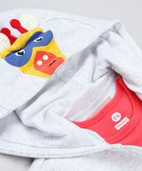 Conjunto-Infantil-Fisher-Price-de-Body-Manga-Curta-Vermelho---Blusao-Girafa-com-Capuz---Calca-em-Moletom-Felpado-Cinza-Mescla-Claro-9682821-Cinza_Mescla_Claro_6