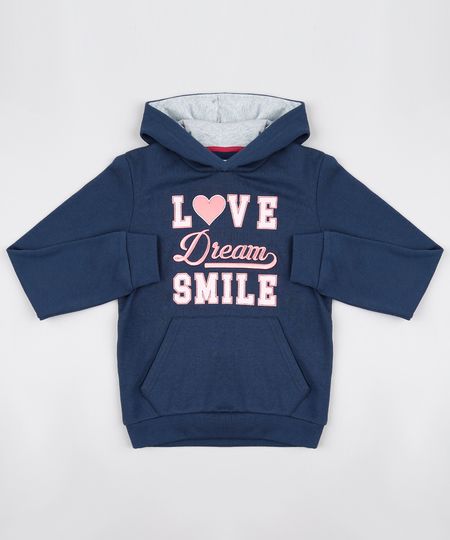 Blusao-Infantil--Love--Moletom-Felpado-Azul-Marinho-9797521-Azul_Marinho_1