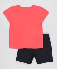 Conjunto-Infantil-Mickey-e-Pluto-de-Camiseta-Manga-Curta-Vermelha---Bermuda-em-Moletom-Vermelha-9876604-Vermelho_2