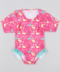 Maio-Body-Infantil-Estampado-de-Dinossauros-com-Babado-e-Protecao-UV50--Pink-9867202-Pink_1