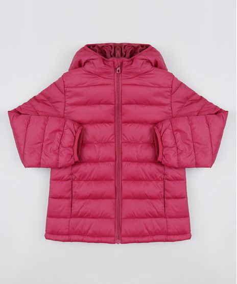 Jaqueta-Puffer-Infantil-com-Capuz-e-Bolsos-Vinho-9782710-Vinho_1