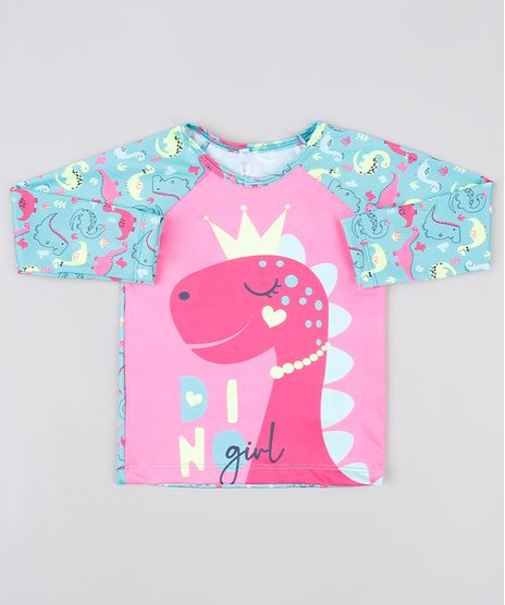 Blusa-de-Praia-Infantil-Raglan-Estampada-de-Dinossauros-com-Protecao-UV50--Verde-Agua-9867199-Verde_Agua_1