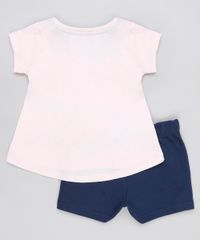 Conjunto-Infantil-Nala-O-Rei-Leao-de-Blusa-Manga-Curta-Rosa-Claro---Short-em-Moletom-Azul-Marinho-9880763-Azul_Marinho_2