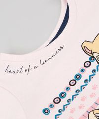 Conjunto-Infantil-Nala-O-Rei-Leao-de-Blusa-Manga-Curta-Rosa-Claro---Short-em-Moletom-Azul-Marinho-9880763-Azul_Marinho_6