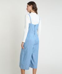 Macacao-Jeans-Feminino-Pantacourt-com-Bolsos-Alca-Fina-Azul-Claro-9893645-Azul_Claro_1_2