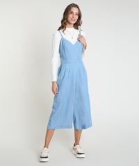 Macacao-Jeans-Feminino-Pantacourt-com-Bolsos-Alca-Fina-Azul-Claro-9893645-Azul_Claro_1_3