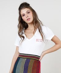 Blusa-Feminina--Muita-Calma-Nessa-Alma--Manga-Curta-Decote-V-Branca-9920157-Branco_1