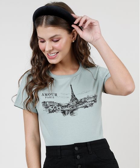 Blusa-Feminina-Paris-Manga-Curta-Decote-Redondo-Verde-Claro-9932686-Verde_Claro_1