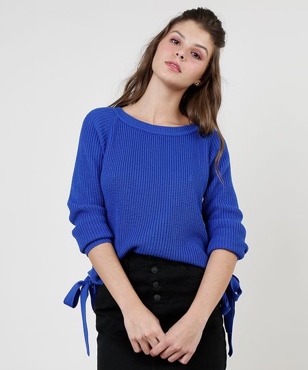 Sueter-Feminino-em-Trico-com-Ilhoses-Decote-Redondo-Azul-Royal-9901117-Azul_Royal_1 Sueter-Feminino-em-Trico-com-Ilhoses-Decote-Redondo-Azul-Royal-9901117-Azul_Royal_1