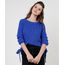 Sueter-Feminino-em-Trico-com-Ilhoses-Decote-Redondo-Azul-Royal-9901117-Azul_Royal_1