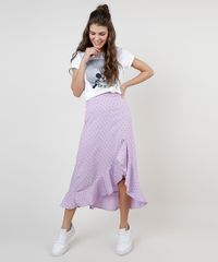 Saia-Feminina-Midi-Estampada-de-Poa-com-Babado-e-Fenda-Lilas-9921569-Lilas_3