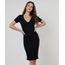 Vestido-Feminino-Curto-Canelado-com-No-Manga-Curta-Preto-9895472-Preto_1