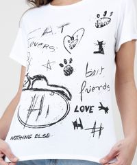 Blusa-Feminina--Cat-Lovers--Manga-Curta-Decote-Redondo-Off-White-9932991-Off_White_4