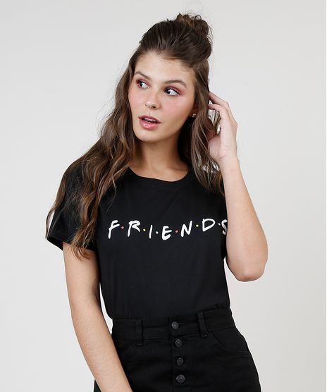 Blusa-Feminina-Friends-Manga-Curta-Preta-9857817-Preto_1