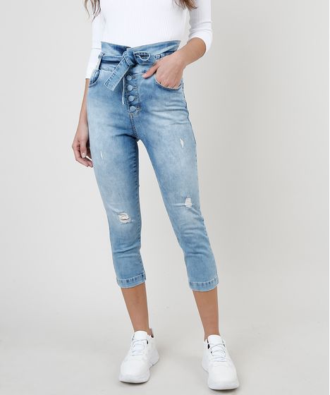calça jeans feminina despojada