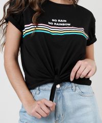 Blusa-Feminina--No-Rain--Arco-Iris-com-No-Manga-Curta-Decote-Redondo-Preta-9917505-Preto_4
