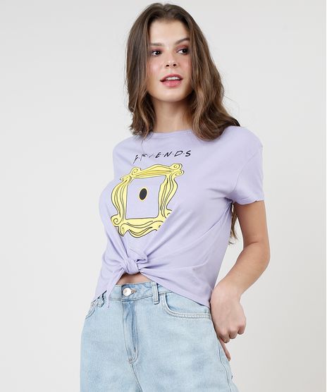 Blusa-Feminina-Friends-com-No-Manga-Curta-Decote-Redondo-Lilas-9936634-Lilas_1