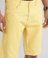 Bermuda-Slim-Amarela-8683265-Amarelo_4