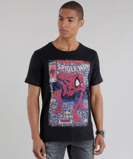 Camiseta-Homem-Aranha-Preta-8644238-Preto_1 Camiseta-Homem-Aranha-Preta-8644238-Preto_1