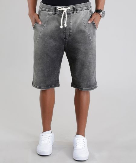 Bermuda-Jeans-Relaxed-Preta-8589980-Preto_1