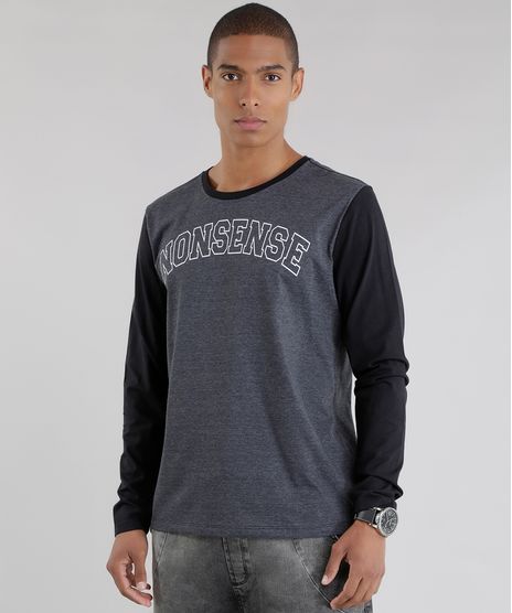 Camiseta--Nonsense--Cinza-Mescla-Escuro-8602400-Cinza_Mescla_Escuro_1