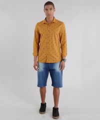 Camisa-Estampada-em-Algodao---Sustentavel-Caramelo-8448753-Caramelo_3