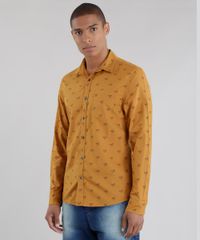 Camisa-Estampada-em-Algodao---Sustentavel-Caramelo-8448753-Caramelo_5