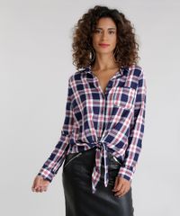 Camisa-Xadrez-com-No-Azul-Marinho-8623719-Azul_Marinho_5