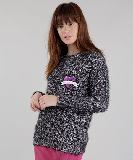 Sueter-Joulik-em-Trico-com-Bordado-em-Paetes-Preto-8558014-Preto_1 Sueter-Joulik-em-Trico-com-Bordado-em-Paetes-Preto-8558014-Preto_1