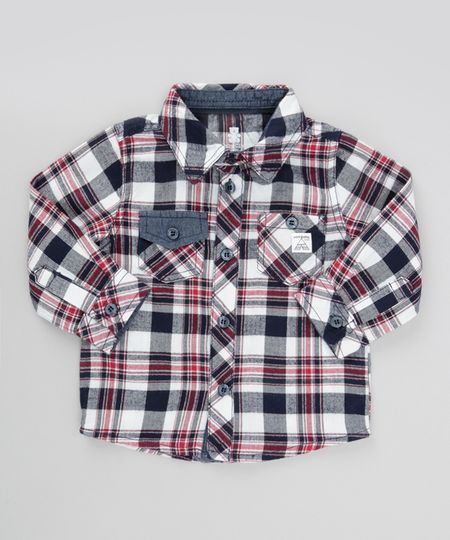 Camisa-Xadrez-em-Algodao---Sustentavel-Azul-Marinho-8490976-Azul_Marinho_1