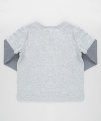 Camiseta-com-Estampa-de-Bichos-Cinza-Mescla-8620420-Cinza_Mescla_2