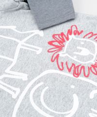 Camiseta-com-Estampa-de-Bichos-Cinza-Mescla-8620420-Cinza_Mescla_4