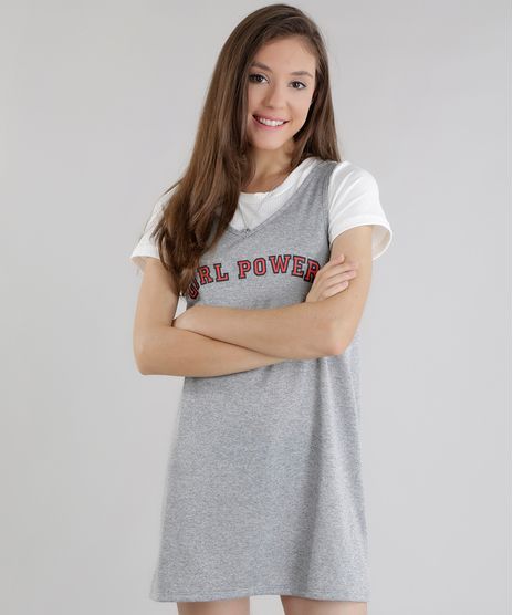 Vestido--Girl-Power--com-Blusa-Cinza-Mescla-8627514-Cinza_Mescla_1