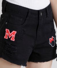 Short-com-Patchs-Mickey-Preto-8634639-Preto_4