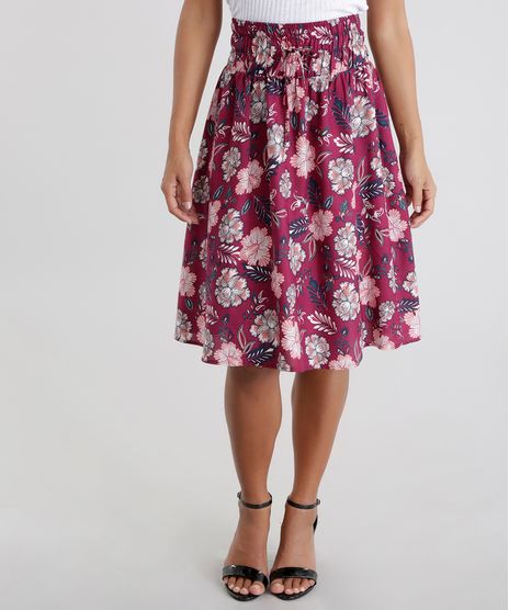 Saia-Estampada-Floral-Vinho-8676219-Vinho_1