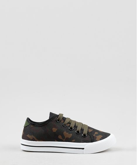 tenis camuflado militar