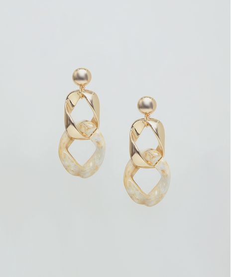 Brinco-Feminino-Corrente-com-Acrilico-Dourado-9860304-Dourado_1