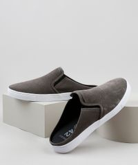 Tenis-Slip-On-Mule-Masculino-Oneself-com-Micro-Furos-Cinza-9939394-Cinza_1