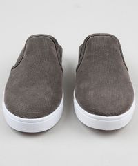 Tenis-Slip-On-Mule-Masculino-Oneself-com-Micro-Furos-Cinza-9939394-Cinza_5