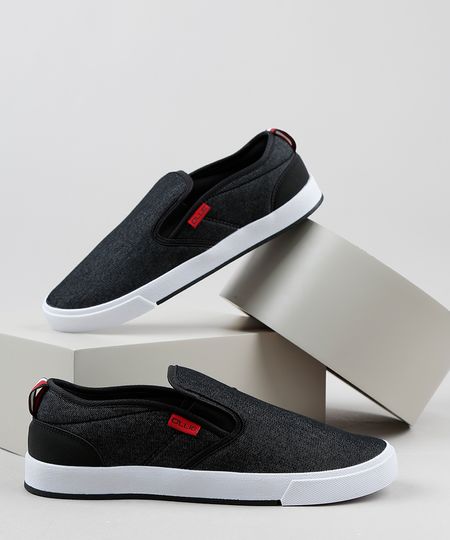 Tenis-Jeans-Slip-On-Masculino-Ollie-Preto-9924407-Preto_1 Tenis-Jeans-Slip-On-Masculino-Ollie-Preto-9924407-Preto_1