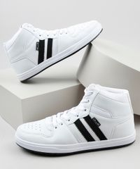 Tenis-Masculino-Ollie-Cano-Alto-com-Recortes-Branco-9924398-Branco_1