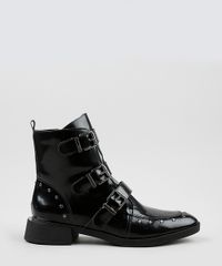 Bota-Coturno-Feminina-Oneself-Cano-Baixo-Salto-Baixo-em-Verniz-com-Fivelas-e-Tachas-Preta-9942445-Preto_2