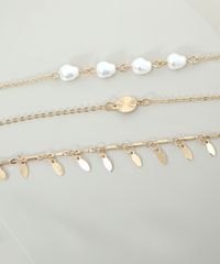Kit-de-3-Pulseiras-Femininas-com-Folhas-e-Perolas-Dourado-9869193-Dourado_2