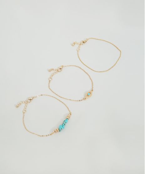 Kit-de-3-Pulseiras-Femininas-com-Pedras-Sinteticas-Dourado-9860338-Dourado_1