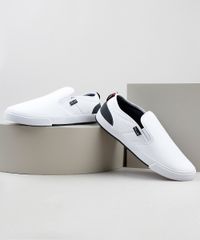 Tenis-Slip-On-Masculino-Ollie-com-Recortes-Branco-9924411-Branco_1