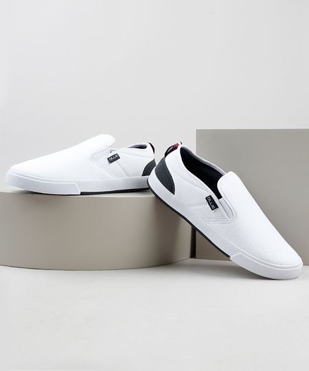 Tenis-Slip-On-Masculino-Ollie-com-Recortes-Branco-9924411-Branco_1