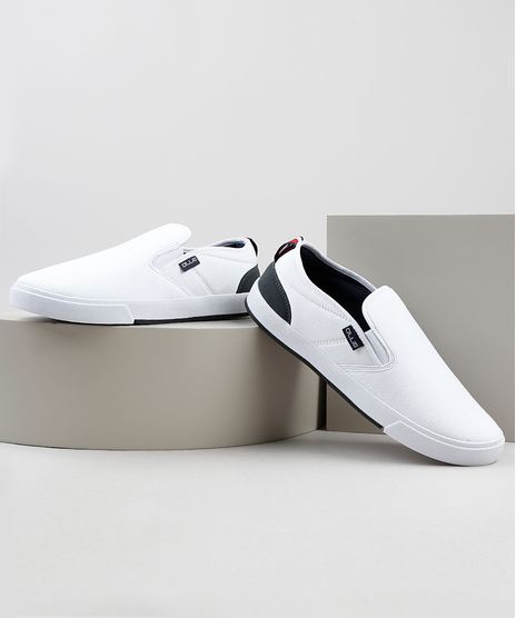 Tenis-Slip-On-Masculino-Ollie-com-Recortes-Branco-9924411-Branco_1